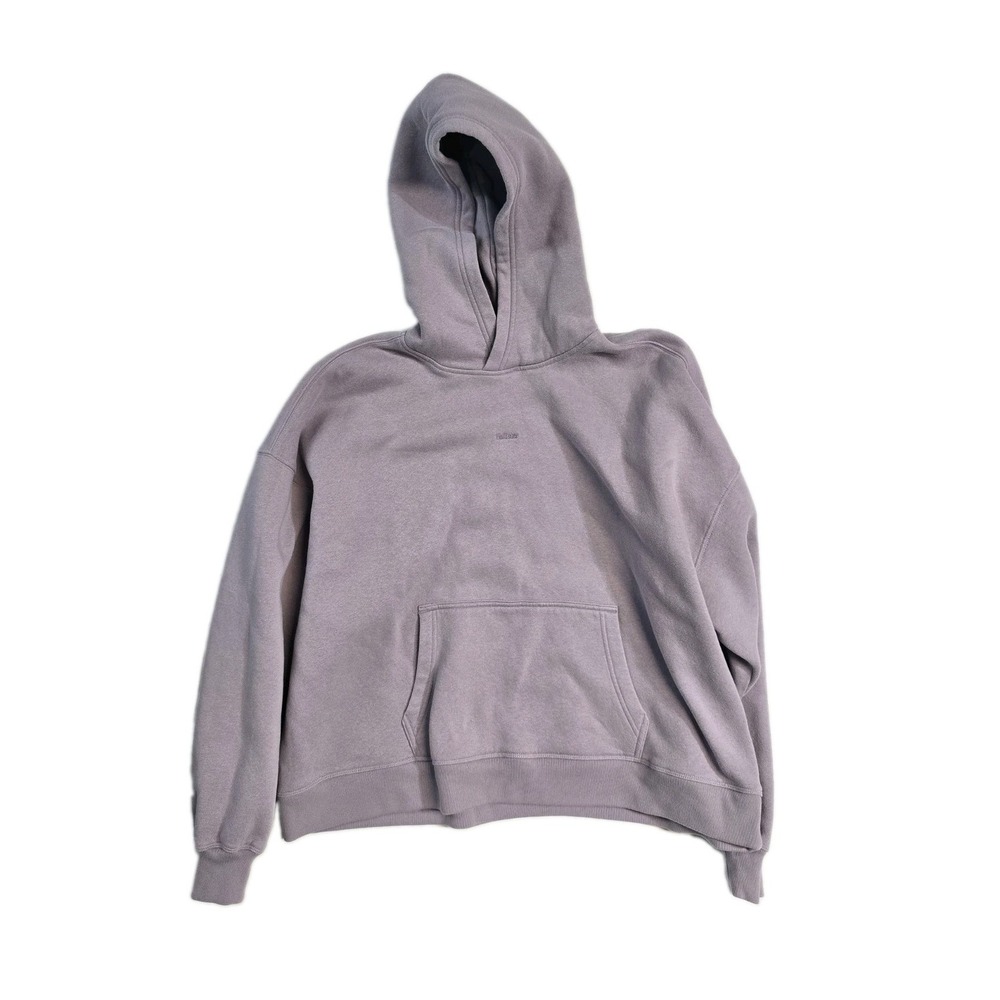 Hollister Men's Super Boxy For Hoodie L Lavander Cotton Blend